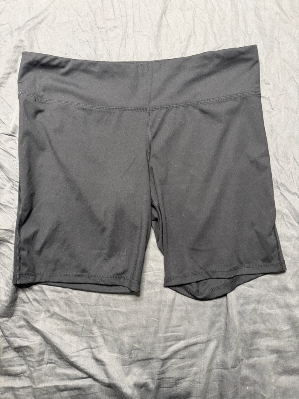 Amazon Essentials Black High-Rise Bike Shorts